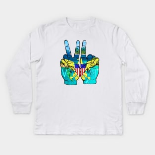 VI hands Kids Long Sleeve T-Shirt